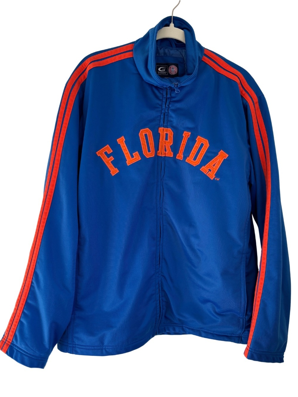 Florida Gators Track Jacket G-III Sports Carl Banks Full Zip Embroidered Blue M
